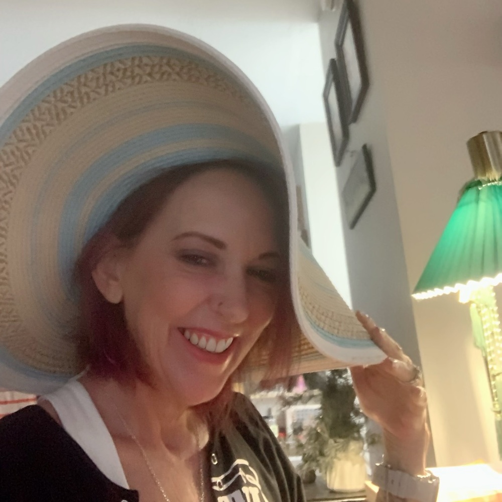 Summer wicker hat